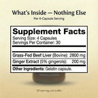 Grass Fed Beef Liver Supplement